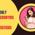 List of Commonly Used Acronyms and Abbreviations