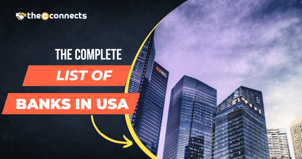 Complete List of Banks in USA TheCconnects