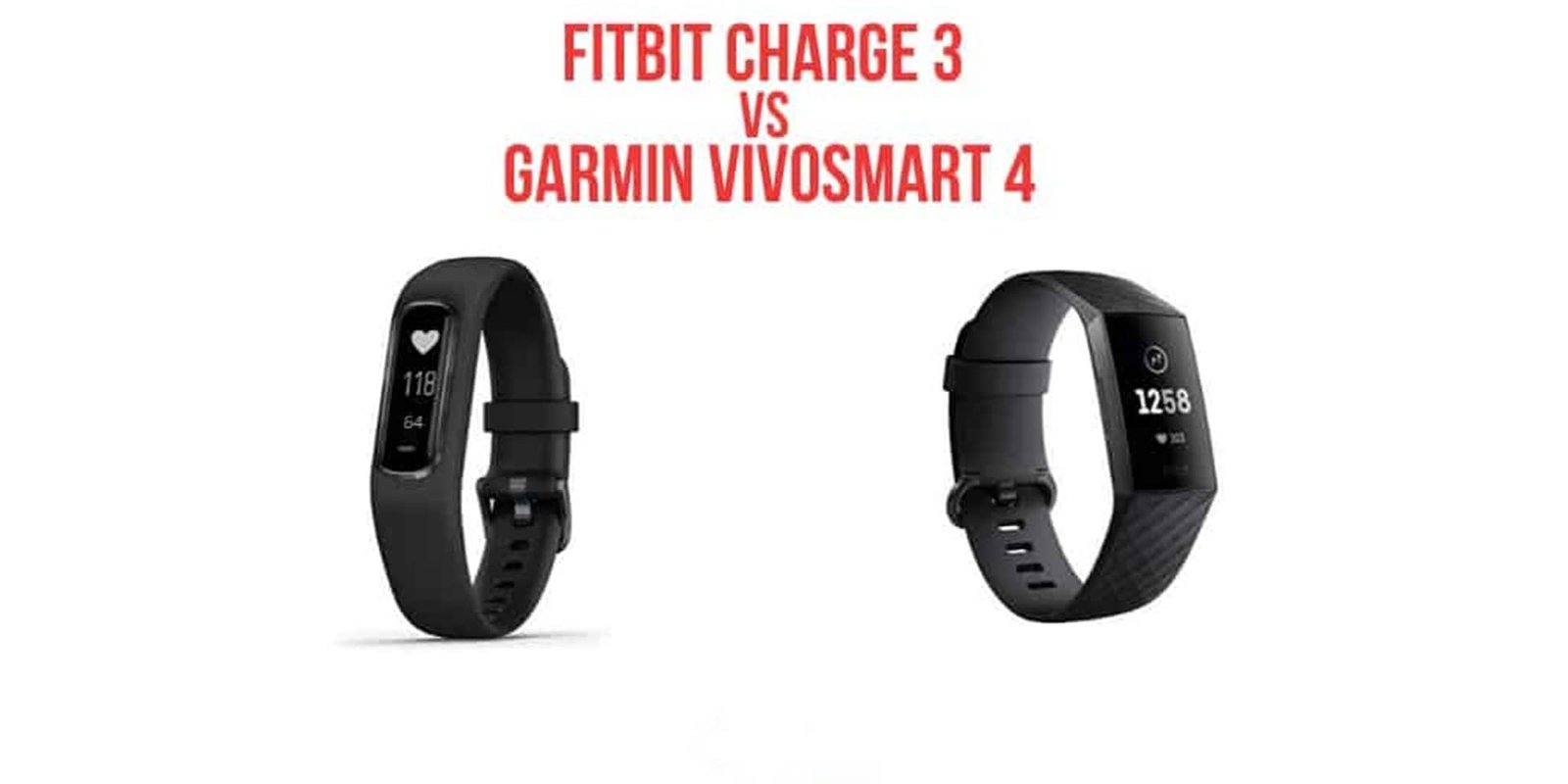 Fitbit Charge 3 vs. Garmin Vivosmart 4: Fitness Tracker Showdown