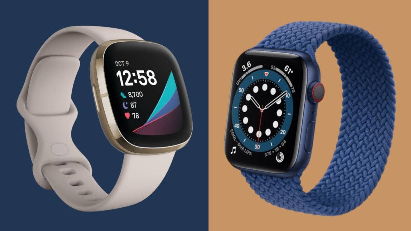Fitbit Versa vs. Apple Watch Series 6: Fitness Smartwatch Comparison
