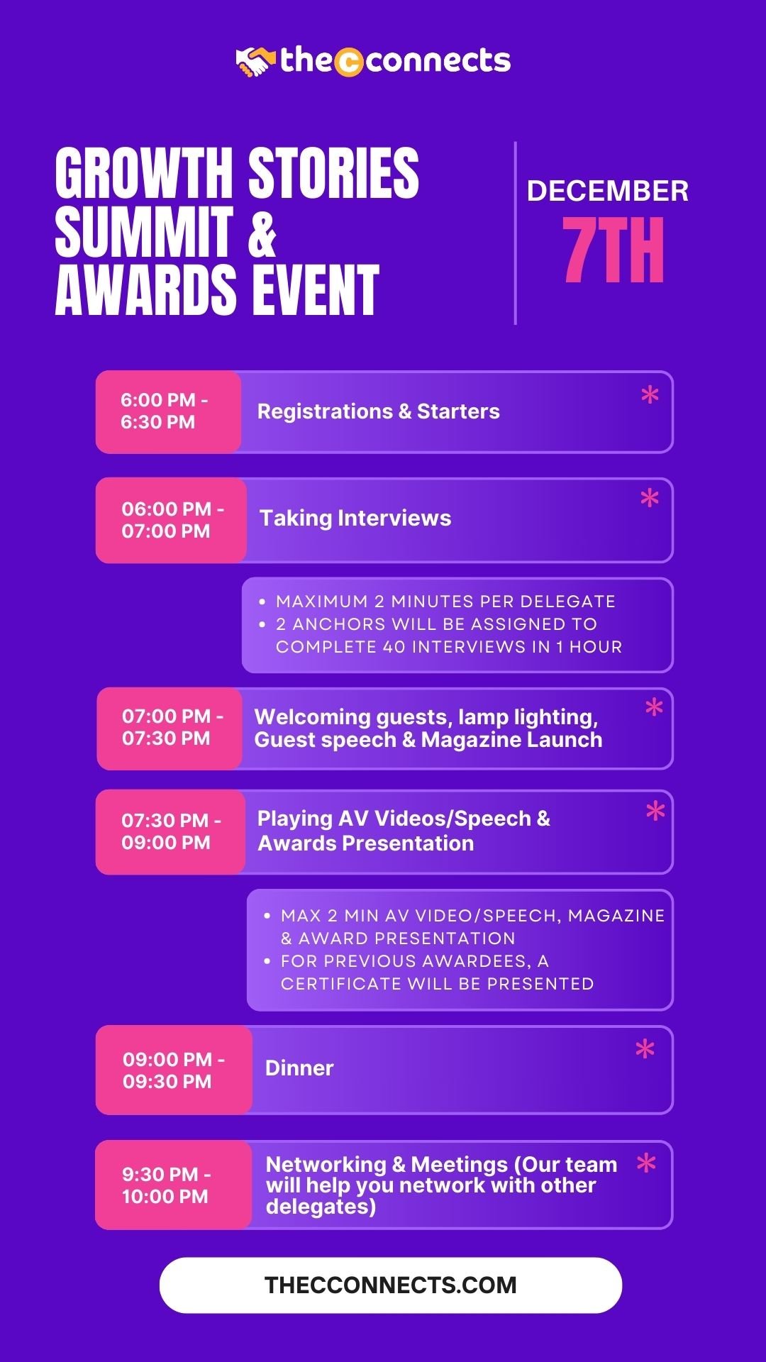 Vizag Event Agenda