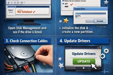 New Hard Drive Not Showing Up