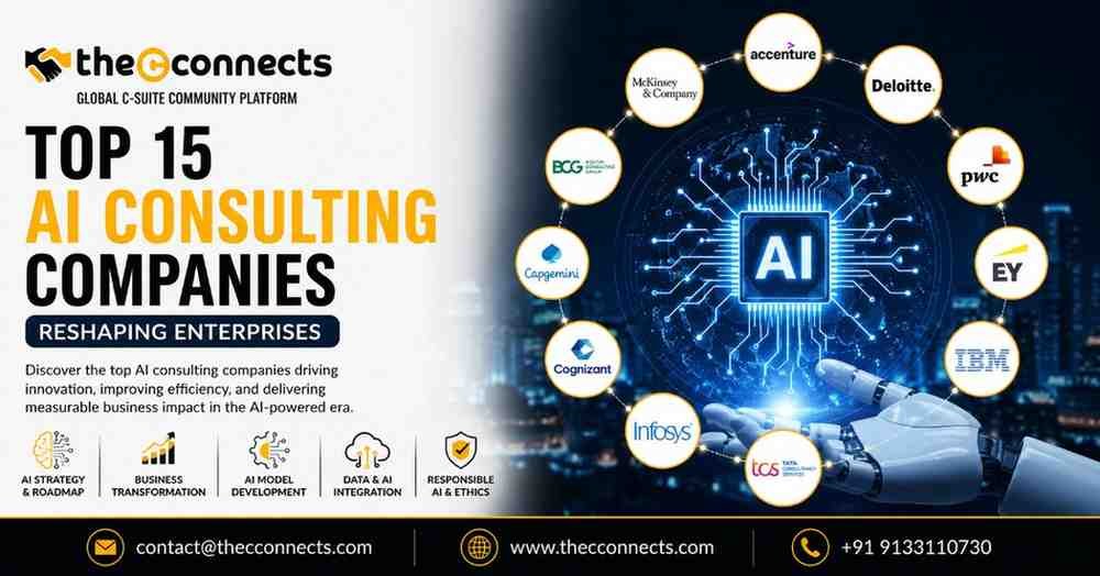 Top 15 AI Consulting Companies Reshaping Enterprises