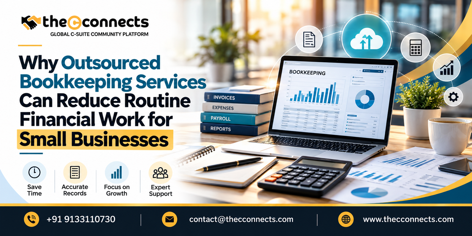 Why Outsourced Bookkeeping Services Can Reduce Routine Financial Work for Small Businesses